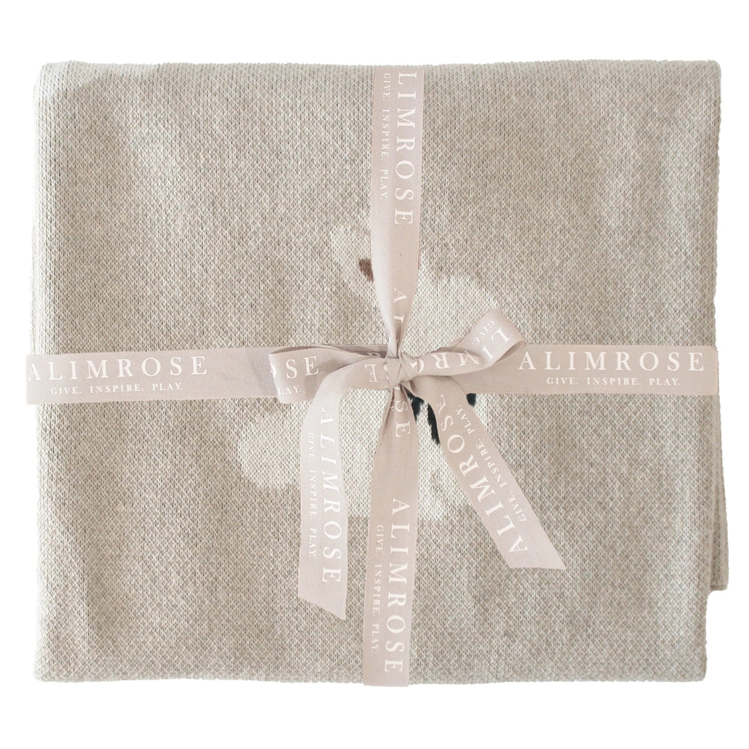 Alimrose Baby Bunny Blanket - Natural
