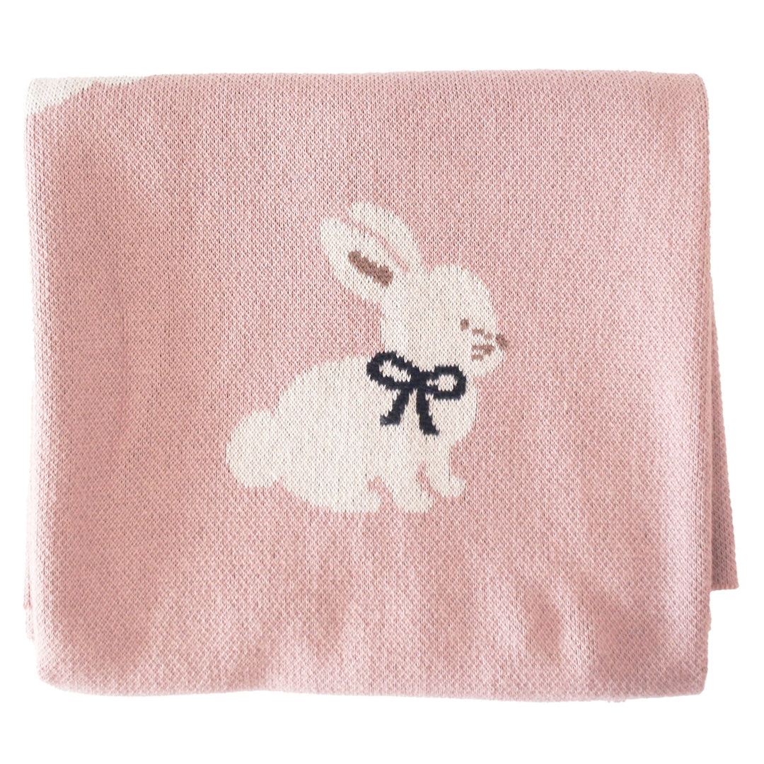 Alimrose Baby Bunny Blanket - Petal