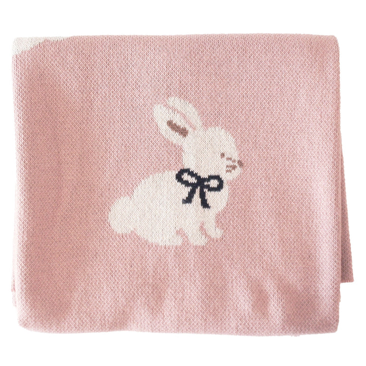 Alimrose Baby Bunny Blanket - Petal