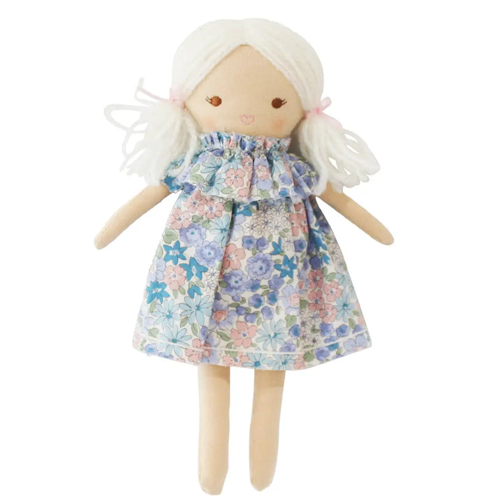 Alimrose Mini Matilda Asleep Awake 24cm Lilly Blue