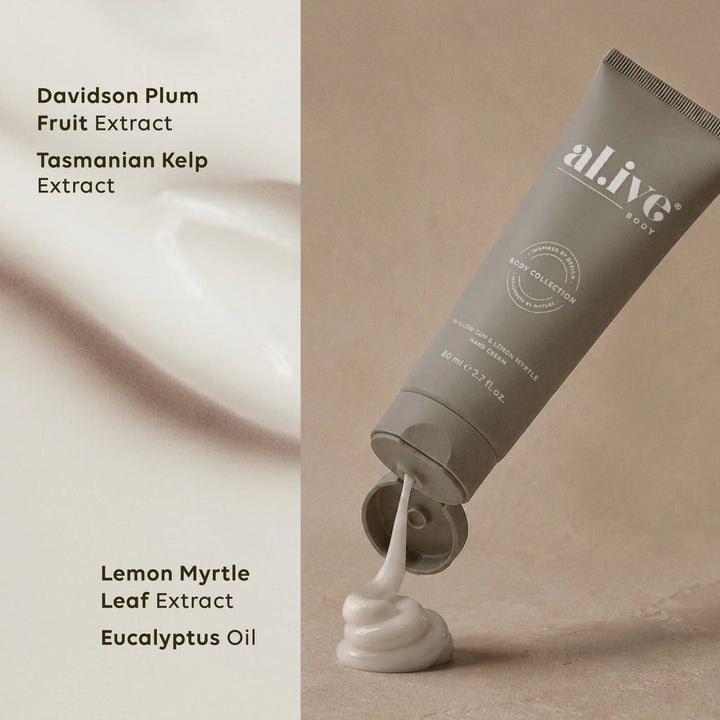 al.ive Body Hand Cream - Willow Gum & Lemon Myrtle