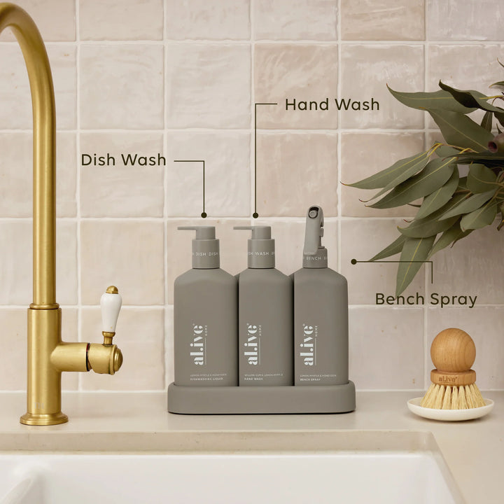 al.ive Kitchen Trio Set - Lemon Myrtle & Honeydew + Willow Gum & Lemon Myrtle