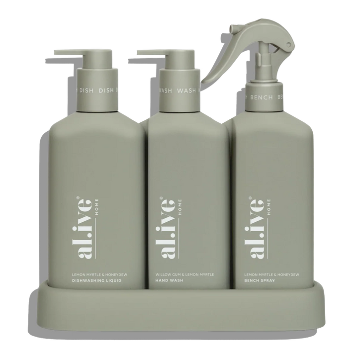 al.ive Kitchen Trio Set - Lemon Myrtle & Honeydew + Willow Gum & Lemon Myrtle