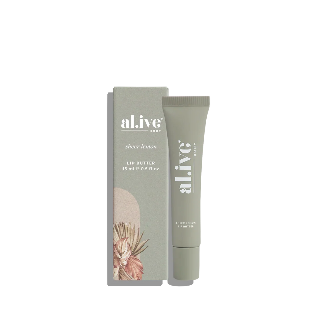 al.ive body Lip Butter - Sheer Lemon