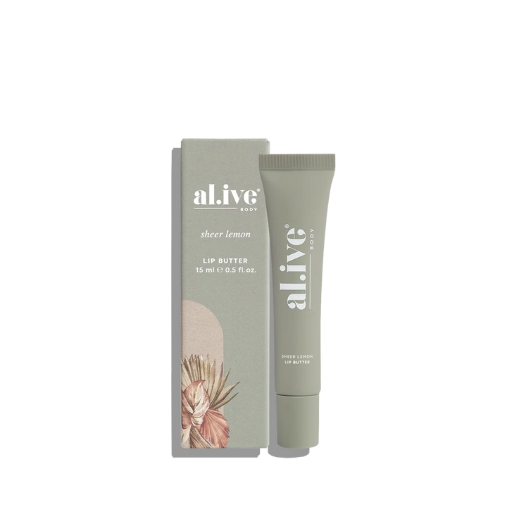 al.ive body Lip Butter - Sheer Lemon
