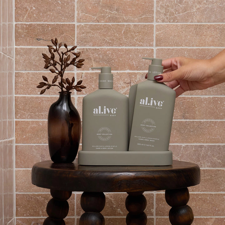 al.ive Body Willow Gum & Lemon Myrtle Wash & Lotion Duo