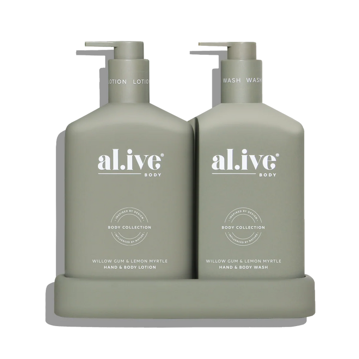 al.ive Body Willow Gum & Lemon Myrtle Wash & Lotion Duo