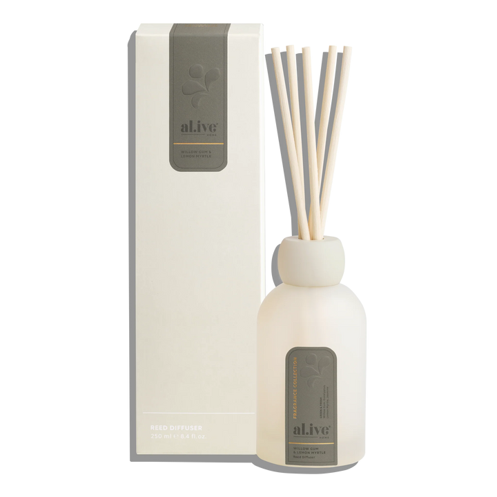 al.ive Reed Diffuser - Willow Gum & Lemon Myrtle