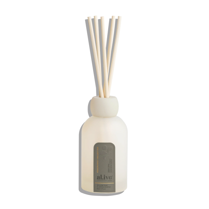 al.ive Reed Diffuser - Willow Gum & Lemon Myrtle