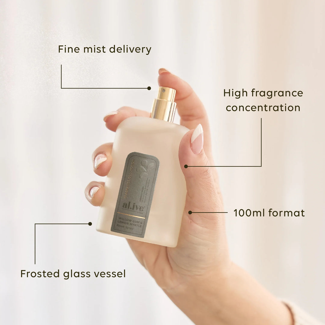 al.ive Room Spray - Willow Gum & Lemon Myrtle