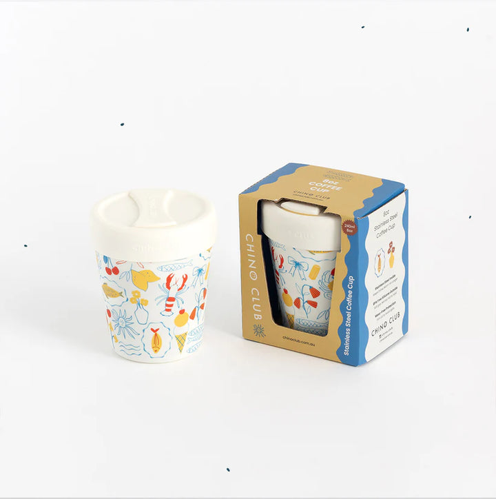 Amalfi Stainless Steel Coffee Cup 235ml