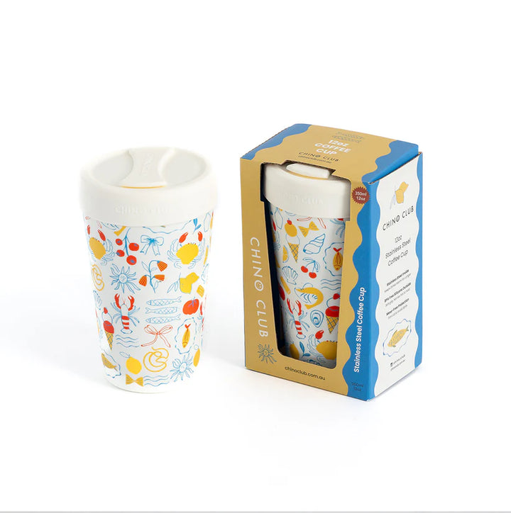 Amalfi Stainless Steel Coffee Cup 350ml