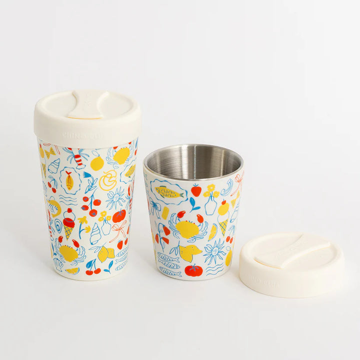 Amalfi Stainless Steel Coffee Cup 350ml
