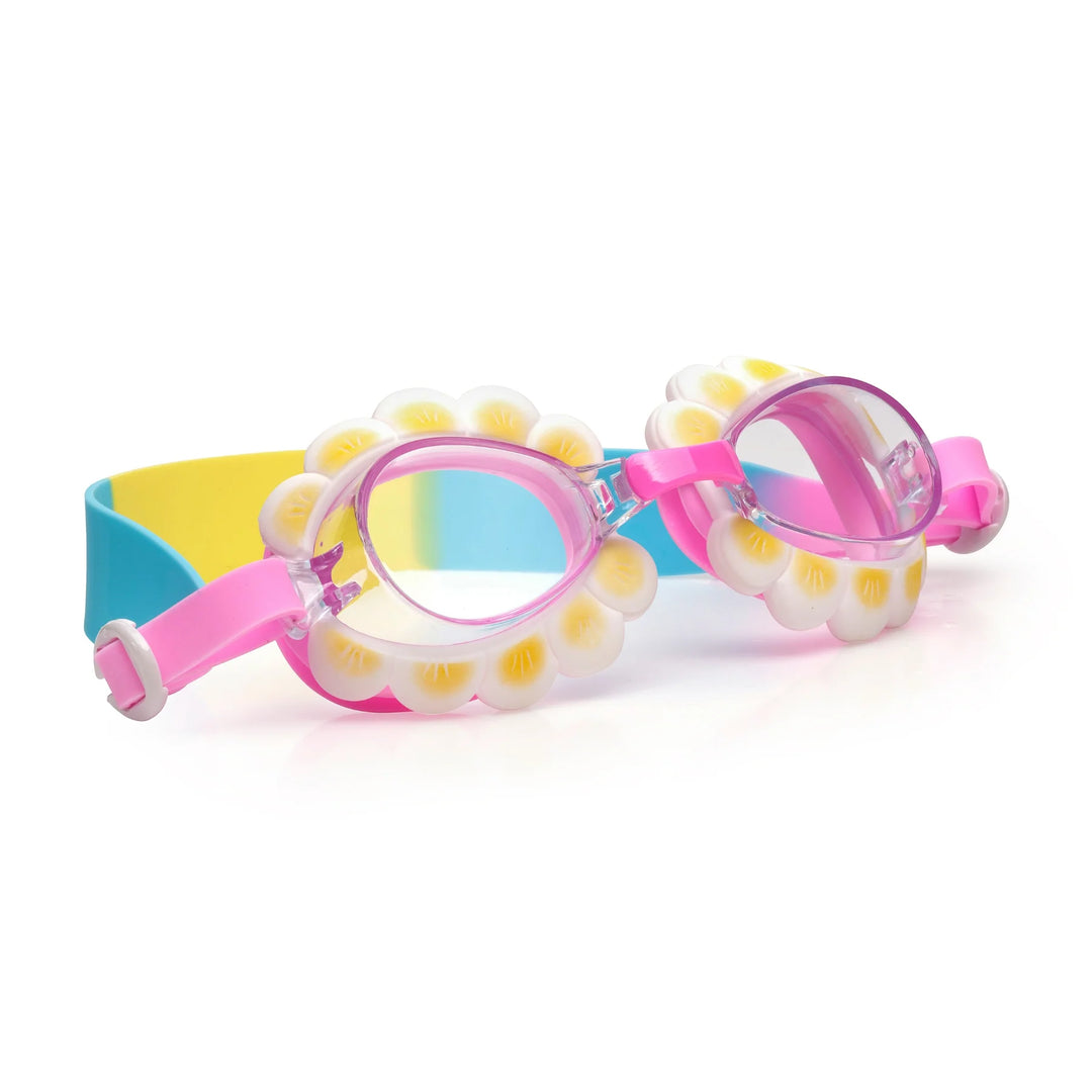 Aqua2ude Kids Swim Goggles | Yellow Flower