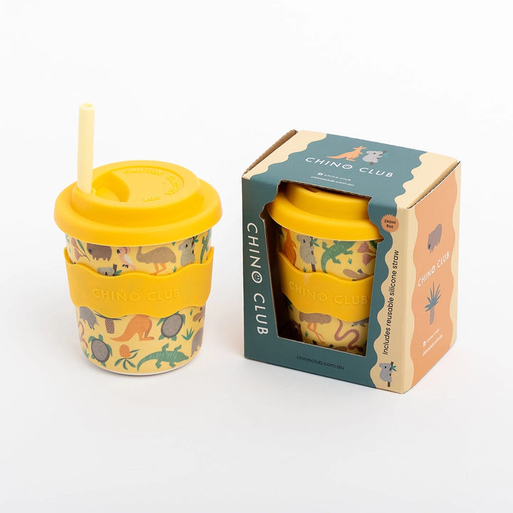 Aussie Animals Kids Keep Cup 240ml + Straw