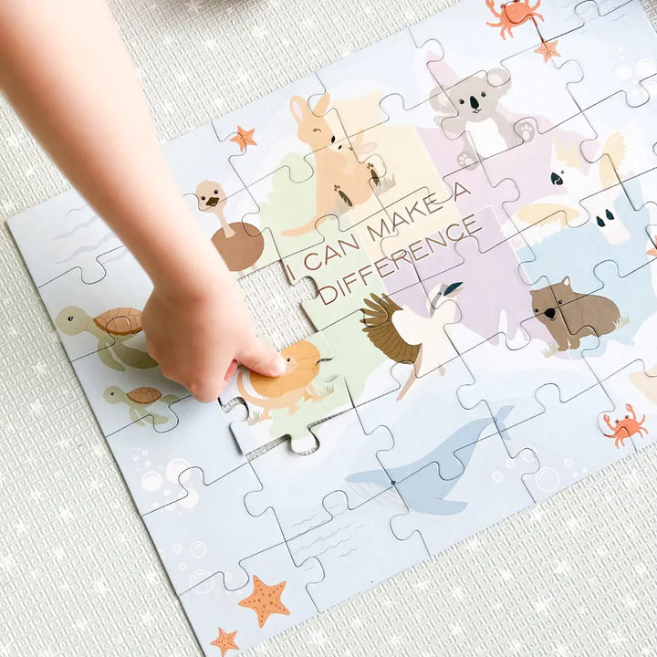 Australian Animals Affirmations Puzzle & Gift Box