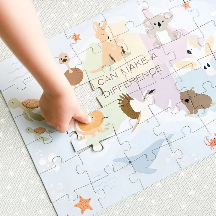 Australian Animals Affirmations Puzzle & Gift Box
