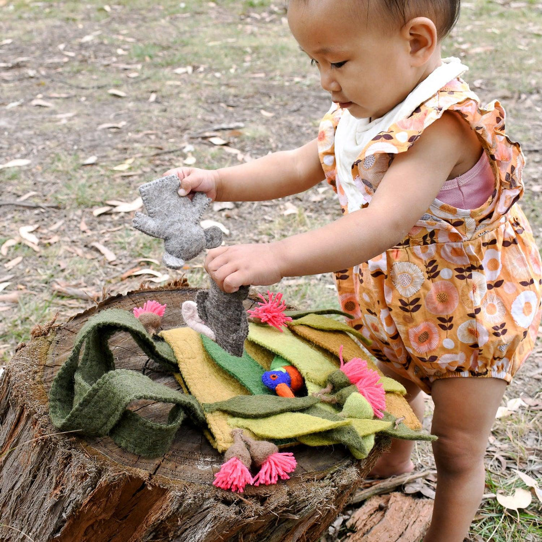 Australiana Gumnut Felt Playscape Bag