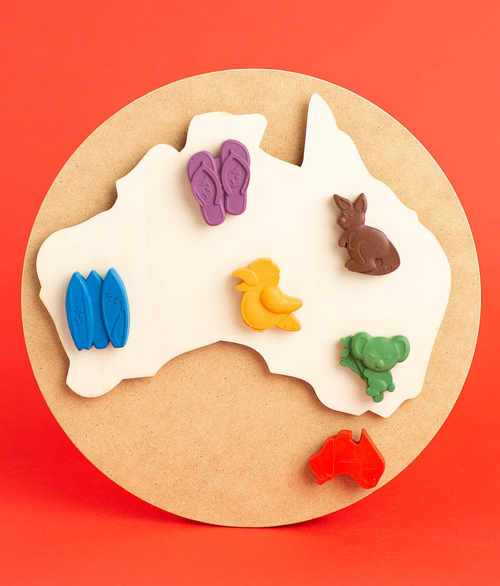 Australian Bush & Beach Handmade Beeswax Crayons