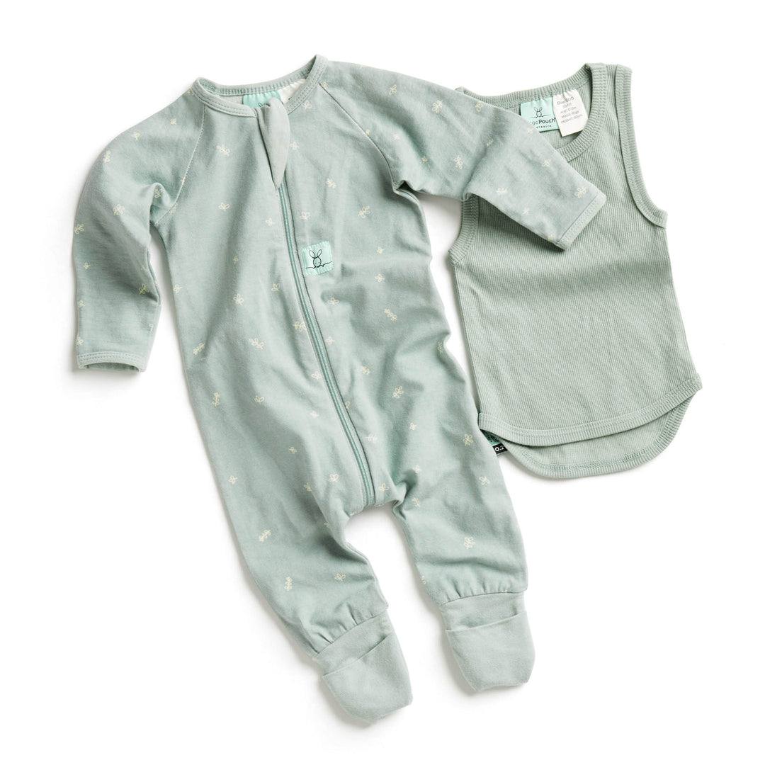 ergoPouch Sleep Baby Essentials Newborn Gift Pack - Sage