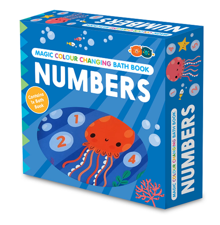 Magic Colour Changing Bath Book - Numbers