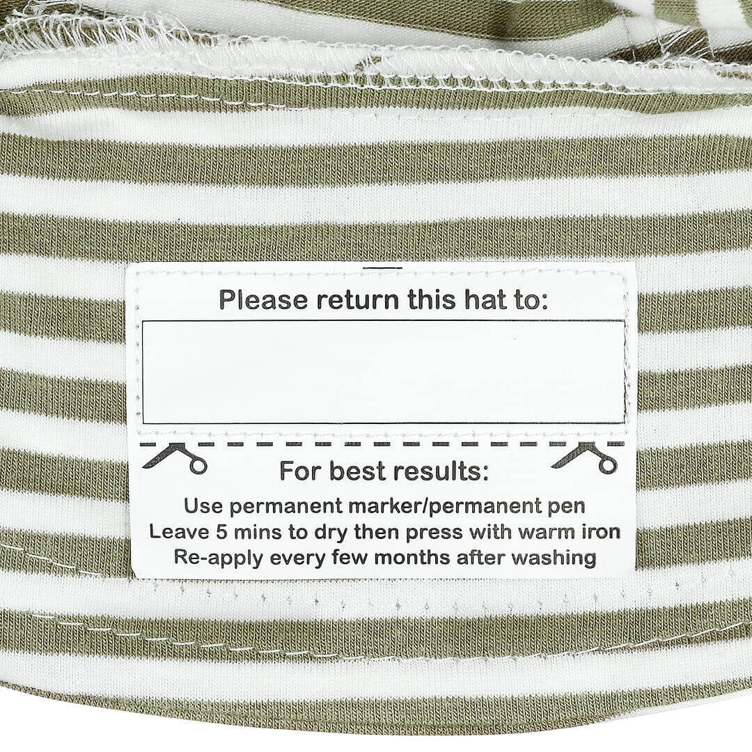 Bedhead Baby & Toddler Bucket Sun Hat - Khaki Stripe