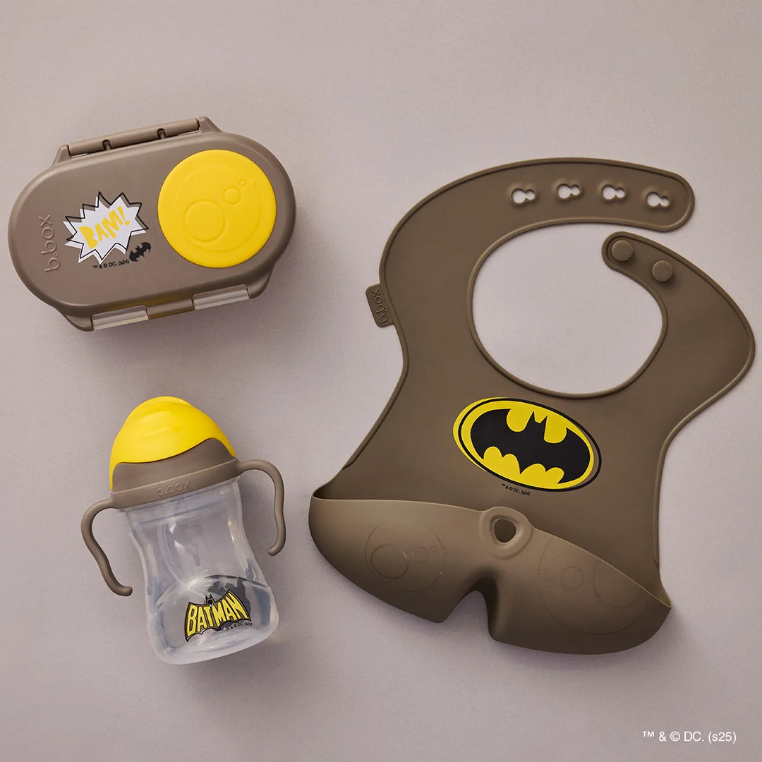 bbox Adjustable Silicone Feeding Bib - Batman