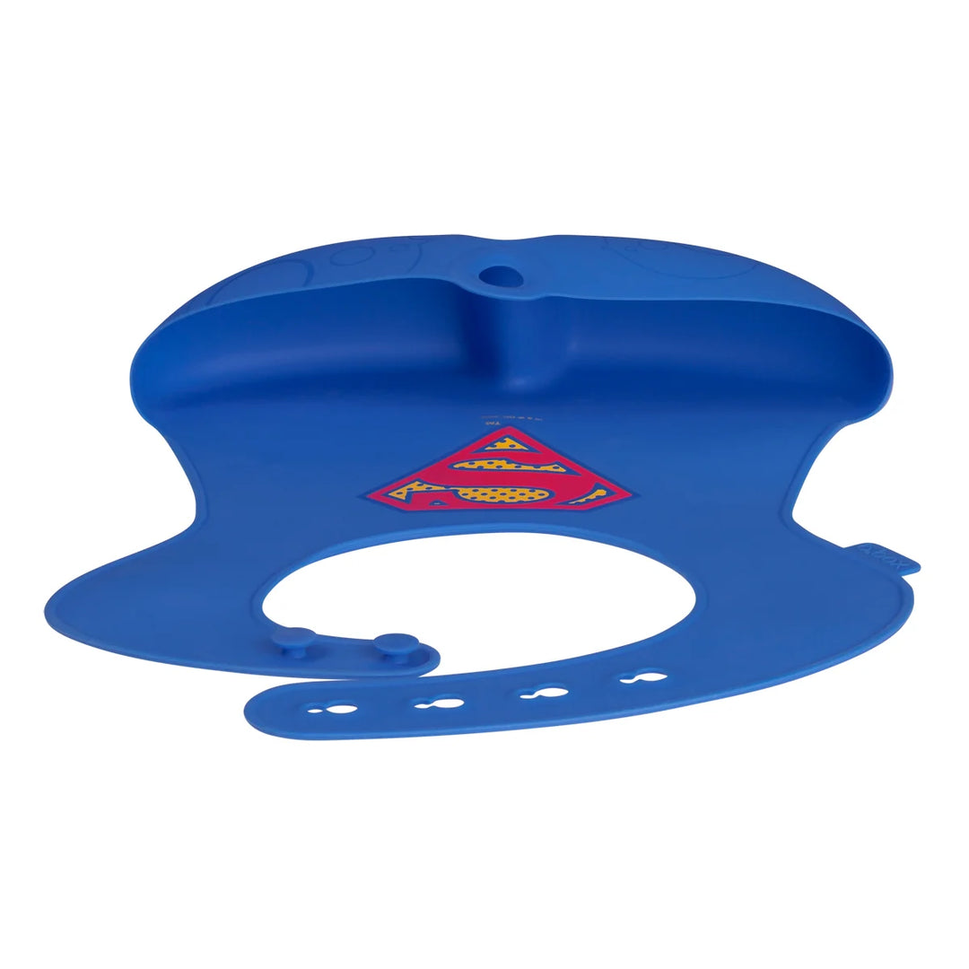bbox Adjustable Silicone Feeding Bib - Superman