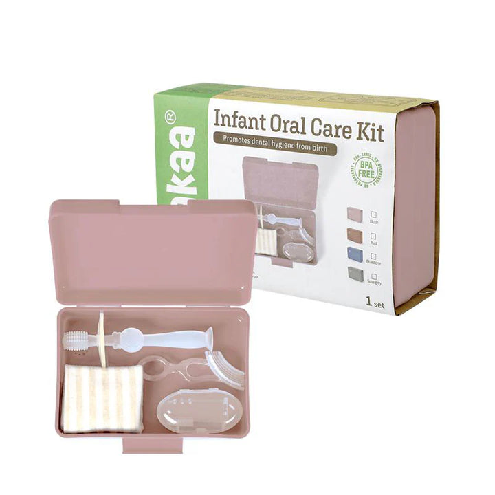 Haakaa 3 Stage Oral Care Set - Blush
