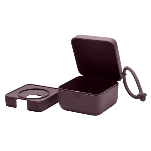 BIBS Paci Pod Pacifier Box - Plum