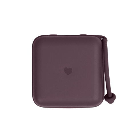 BIBS Paci Pod Pacifier Box - Plum