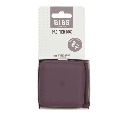 BIBS Paci Pod Pacifier Box - Plum