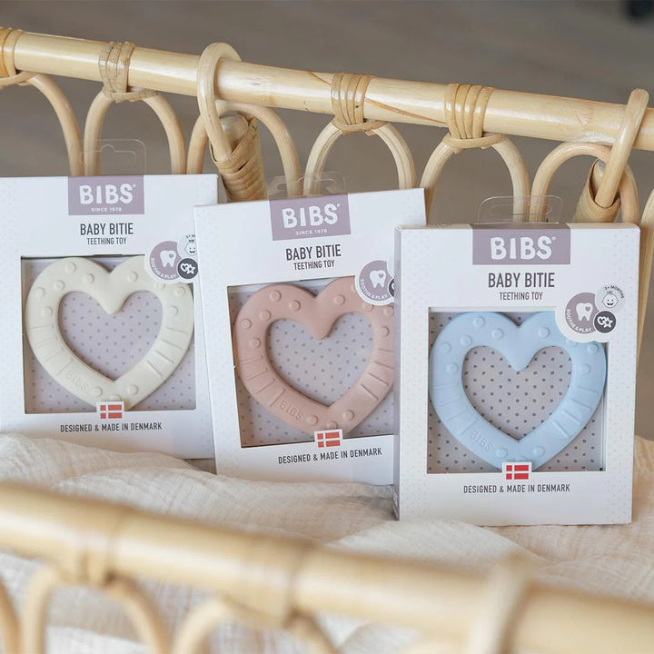 BIBS Bitie Heart Teether - Assorted