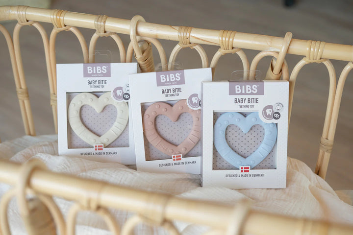 BIBS Bitie Heart Teether - Assorted