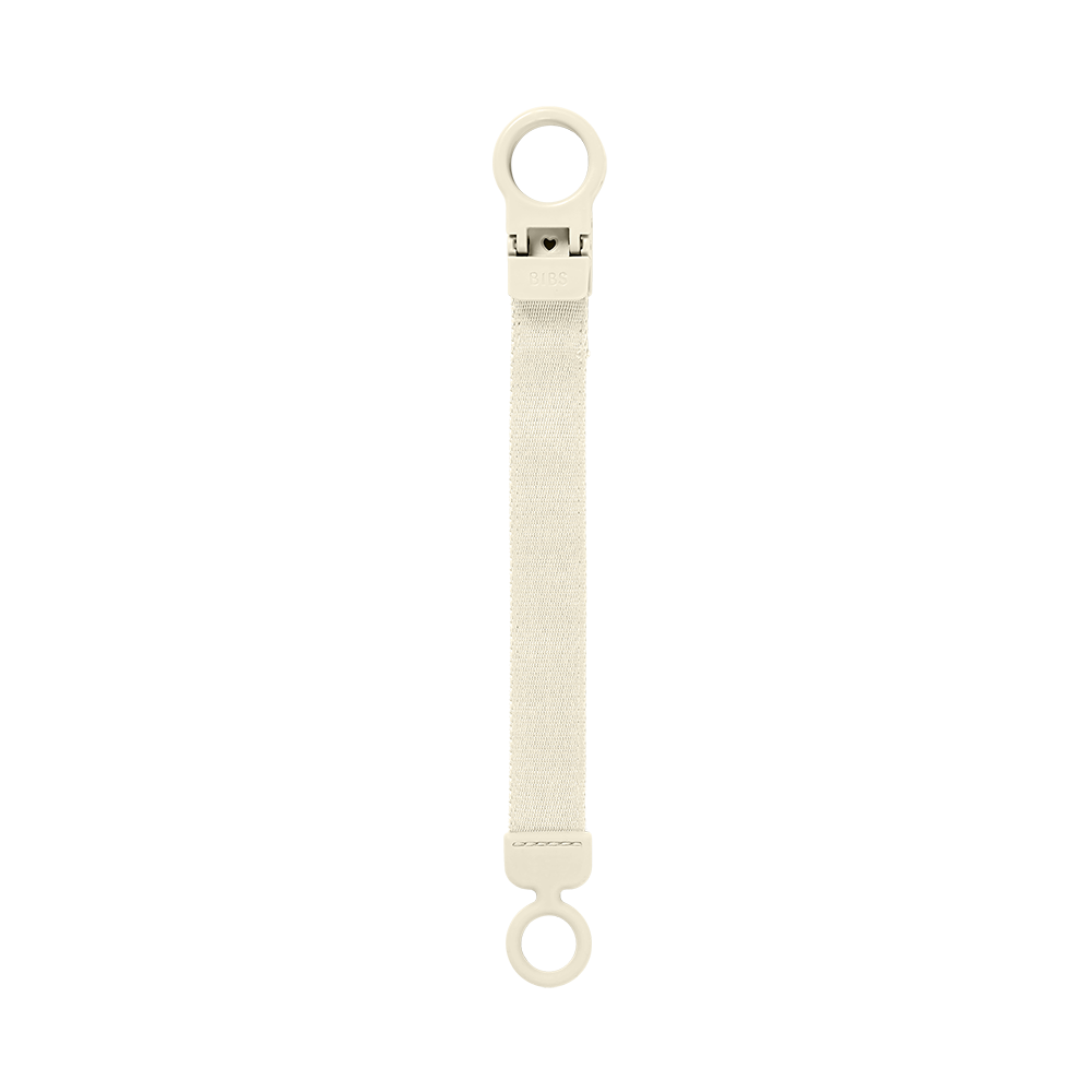 BIBS Loop Pacifier Clip | Ivory