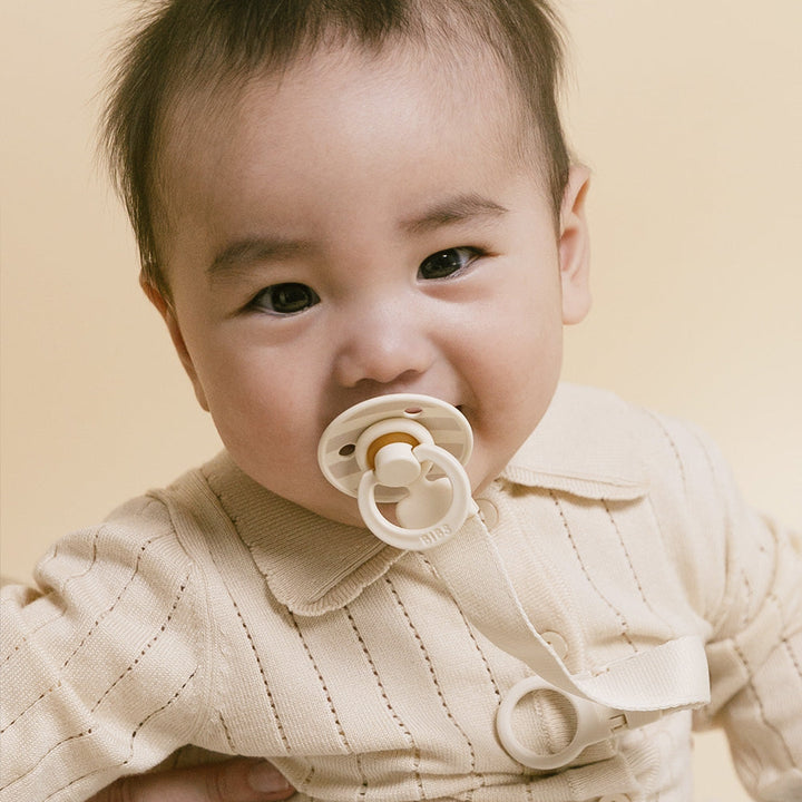 BIBS Loop Pacifier Clip | Ivory