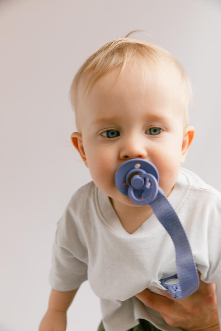 BIBS Loop Pacifier Clip | Petrol