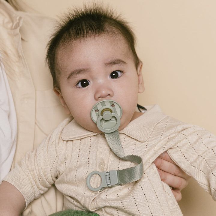 BIBS Loop Pacifier Clip | Sage