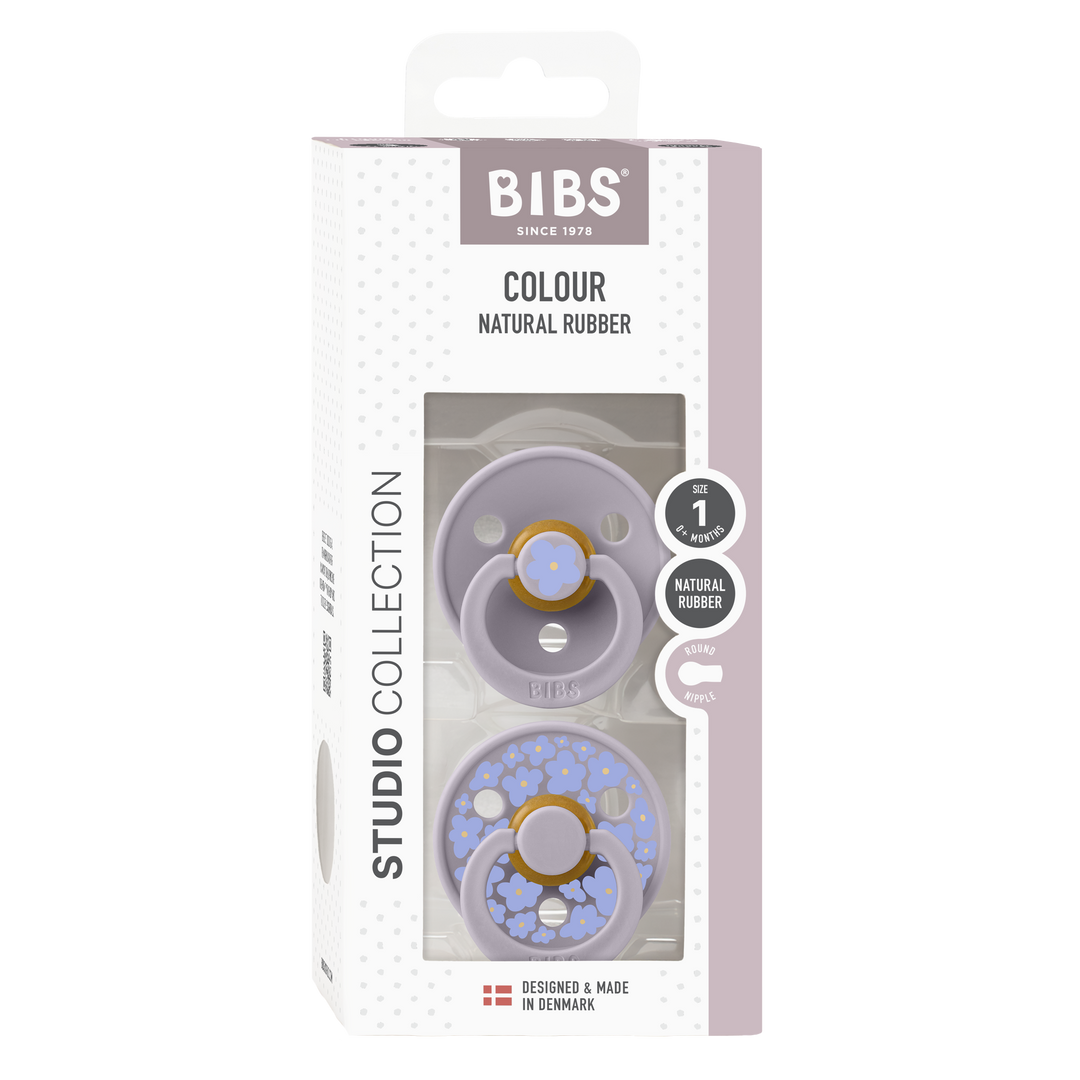 BIBS Studio Collection Jasmine Latex Round Dummies Twin Pack