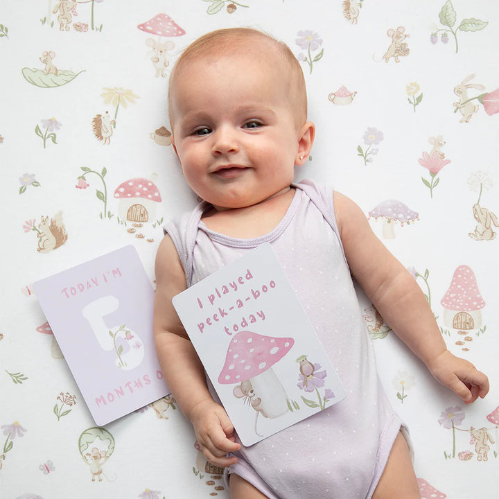 Baby Milestone Cards Set - Whimsical Wonderland