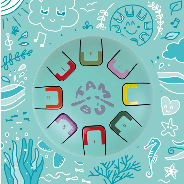 Baby Tambú Tongue Drum - Teal Pearl