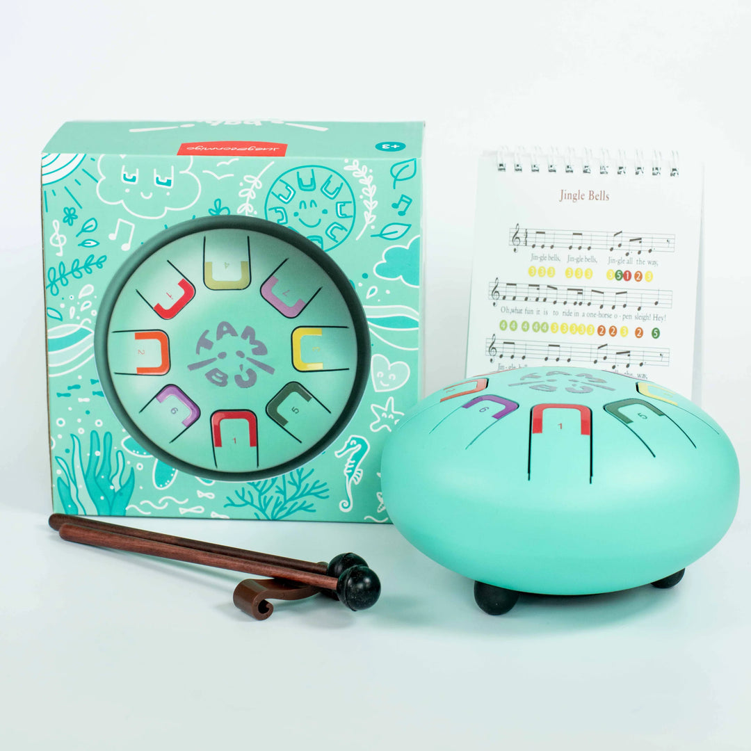 Baby Tambú Tongue Drum - Teal Pearl