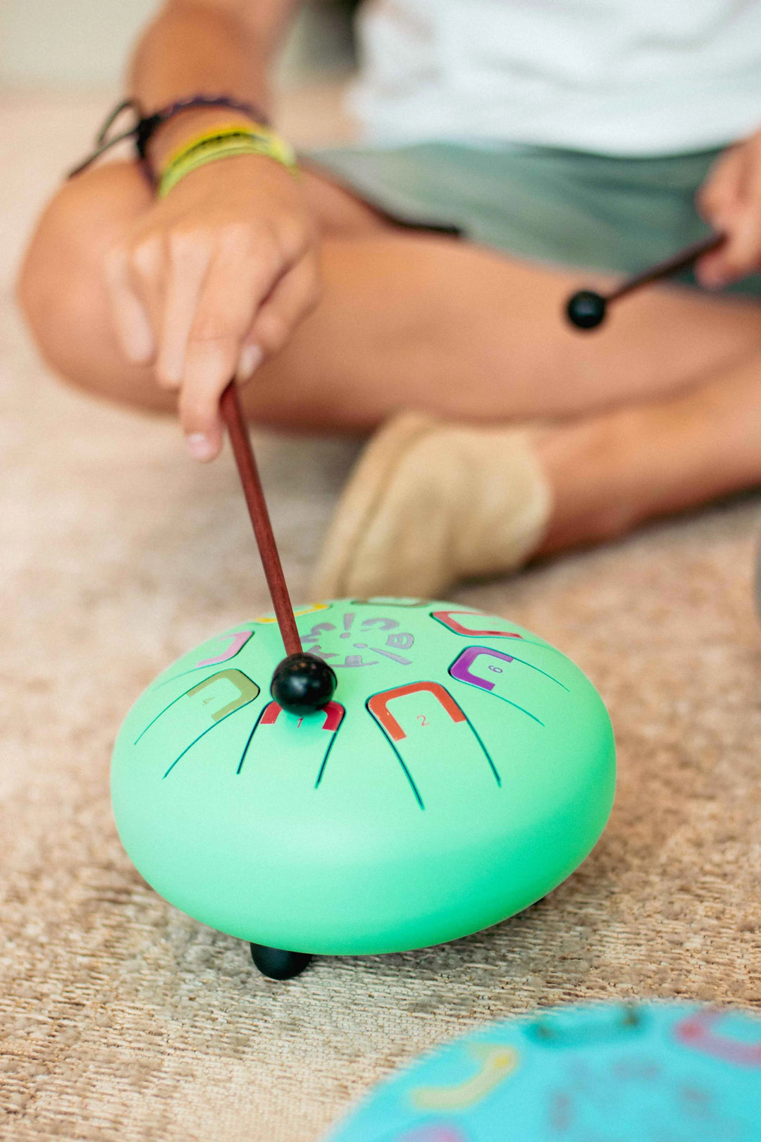 Baby Tambú Tongue Drum - Teal Pearl