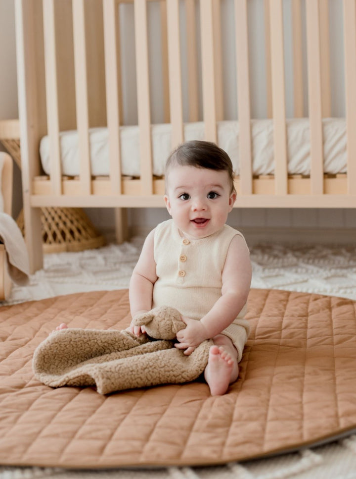 Bambella Designs Padded Waterproof Play Mat | Chestnut