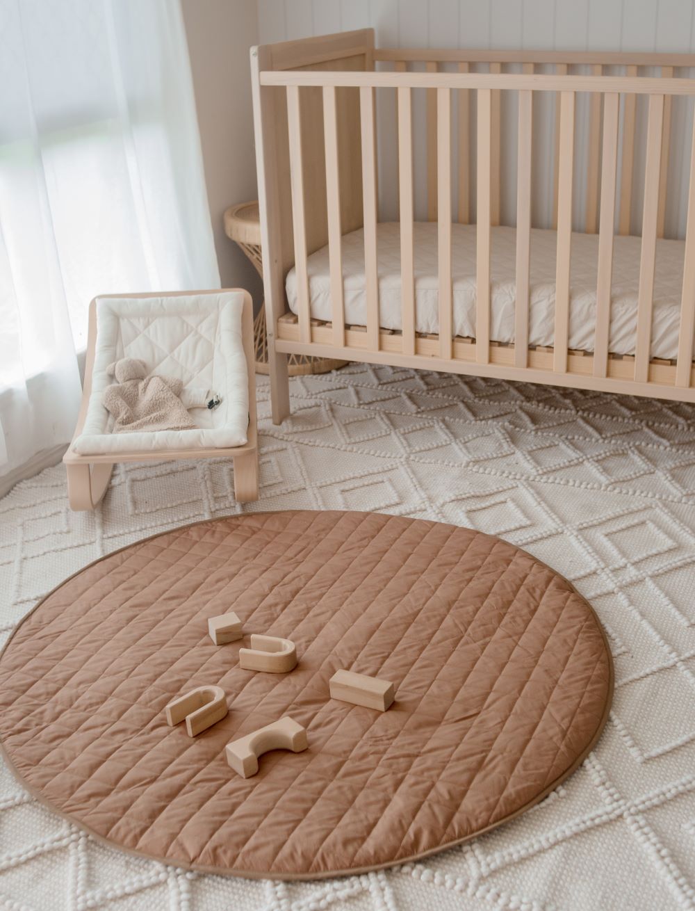 Bambella Designs Padded Waterproof Play Mat | Chestnut