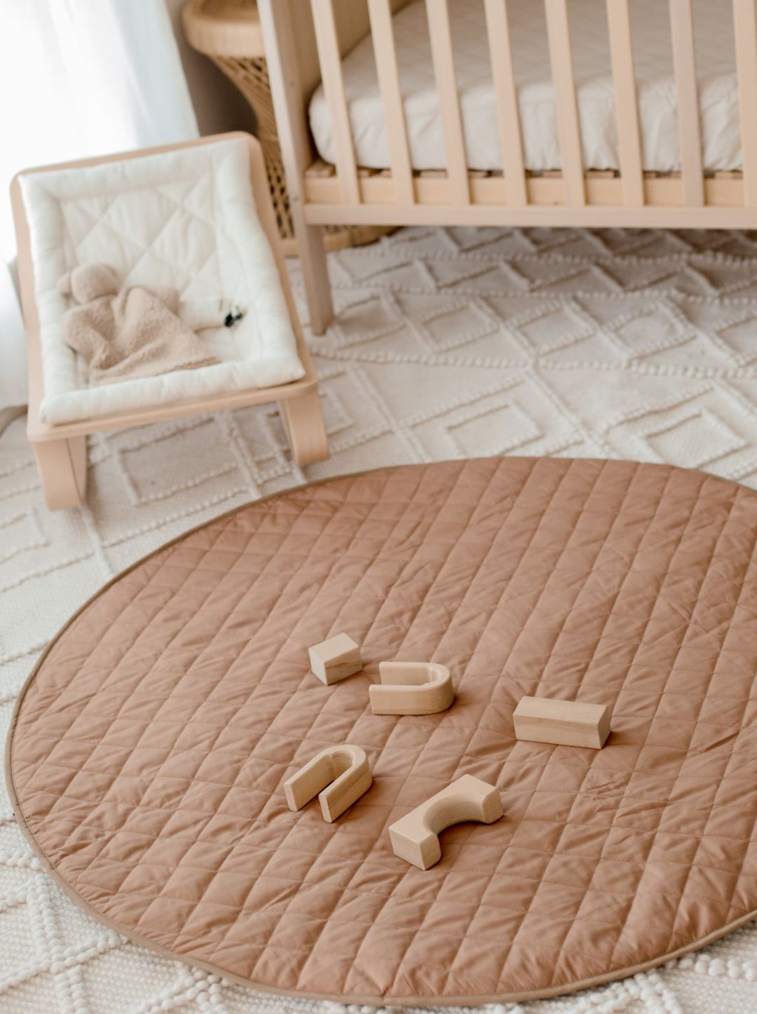 Bambella Designs Padded Waterproof Play Mat | Chestnut