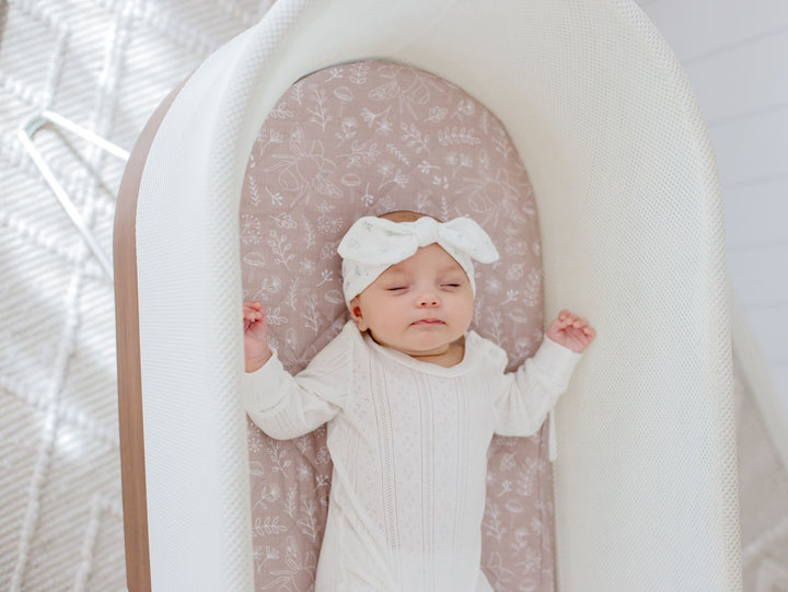 Bambella Designs Waterproof Moses Bassinet Sheet | Bee Kind