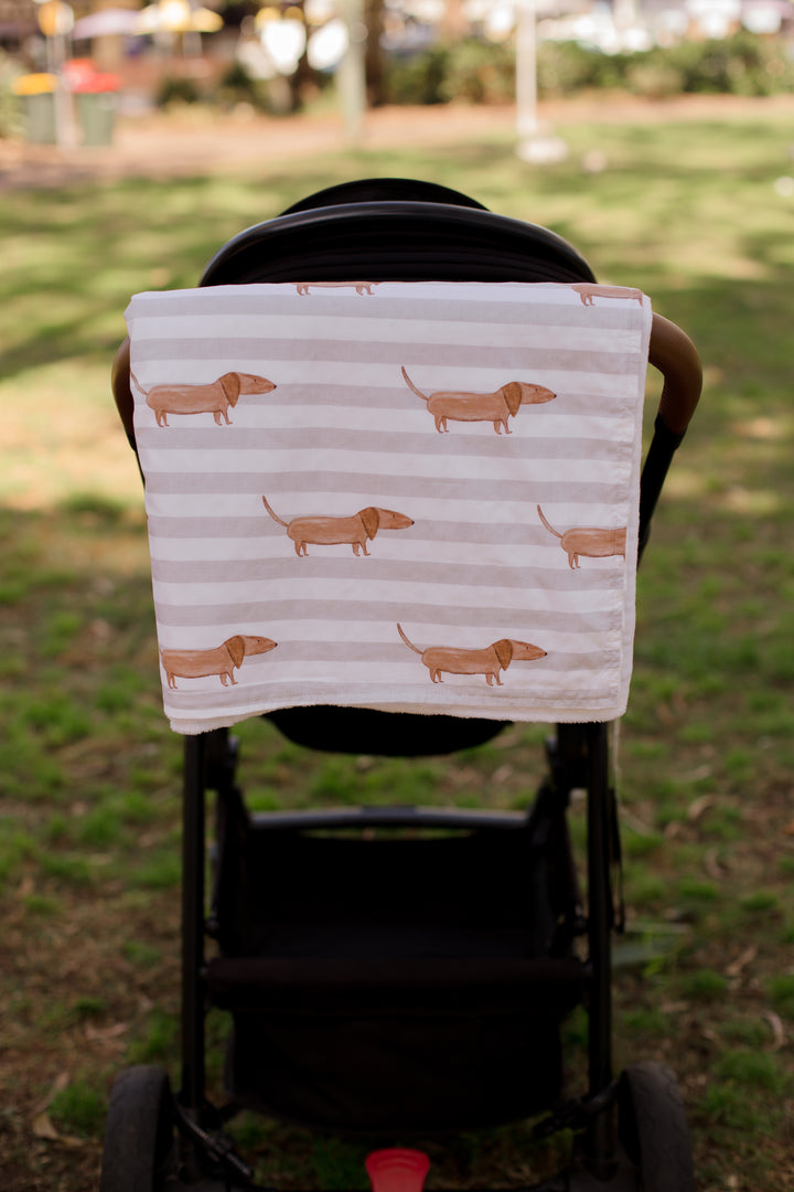 Bambella Designs Snuggle Blanket - Dachshund Days