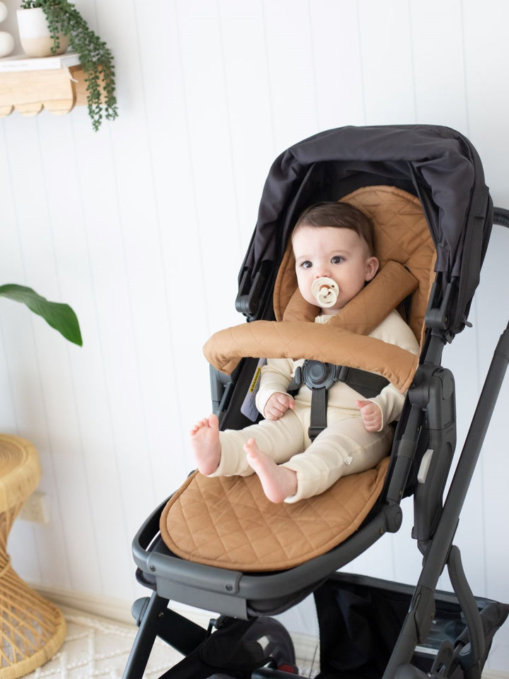 Bambella Designs Universal Quilted Pram Liner | Chestnut