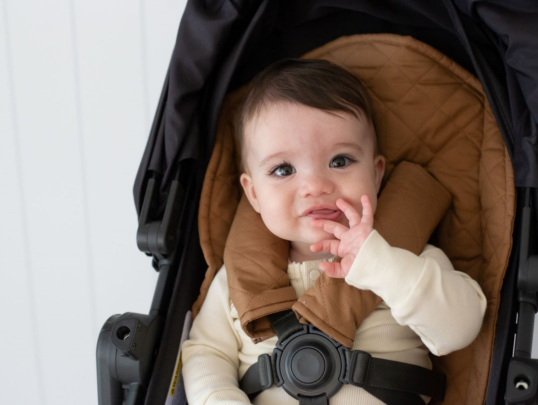 Bambella Designs Universal Quilted Pram Liner | Chestnut